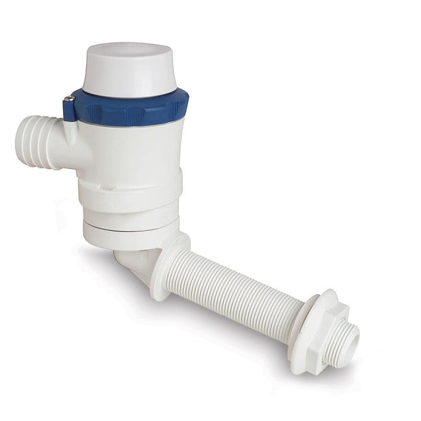 Shurflo by Pentair PIRANHA Angled Port Aerator 600 Livewell Pump - 12 VDC, 600 GPH [357-014-10] - Wholesaler Elite LLC