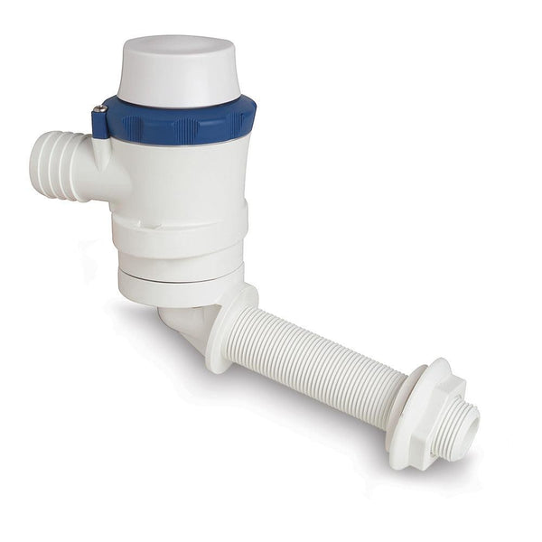 Shurflo by Pentair PIRANHA Angled Port Aerator 800 Livewell Pump - 12 VDC, 800 GPH [357-114-10] - Wholesaler Elite LLC