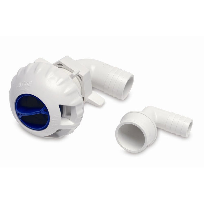 Shurflo by Pentair Livewell Fill Valve w/3/4" 1-1/8" Fittings [330-021] - Wholesaler Elite LLC