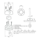Scanstrut DS6-P Vertical Cable Seal [DS6-P] - Wholesaler Elite LLC