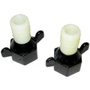 Shurflo by Pentair Straight Fitting Wingnut Swivel - 1/2"-14NPT(F) x 5/8"Barb [94-181-02] - Wholesaler Elite LLC