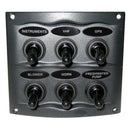 Marinco Waterproof Panel - 6 Switches - Grey [900-6WP] - Wholesaler Elite LLC