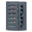 Marinco Contour Switch Panel - Waterproof 6 Way [CSP6] - Wholesaler Elite LLC