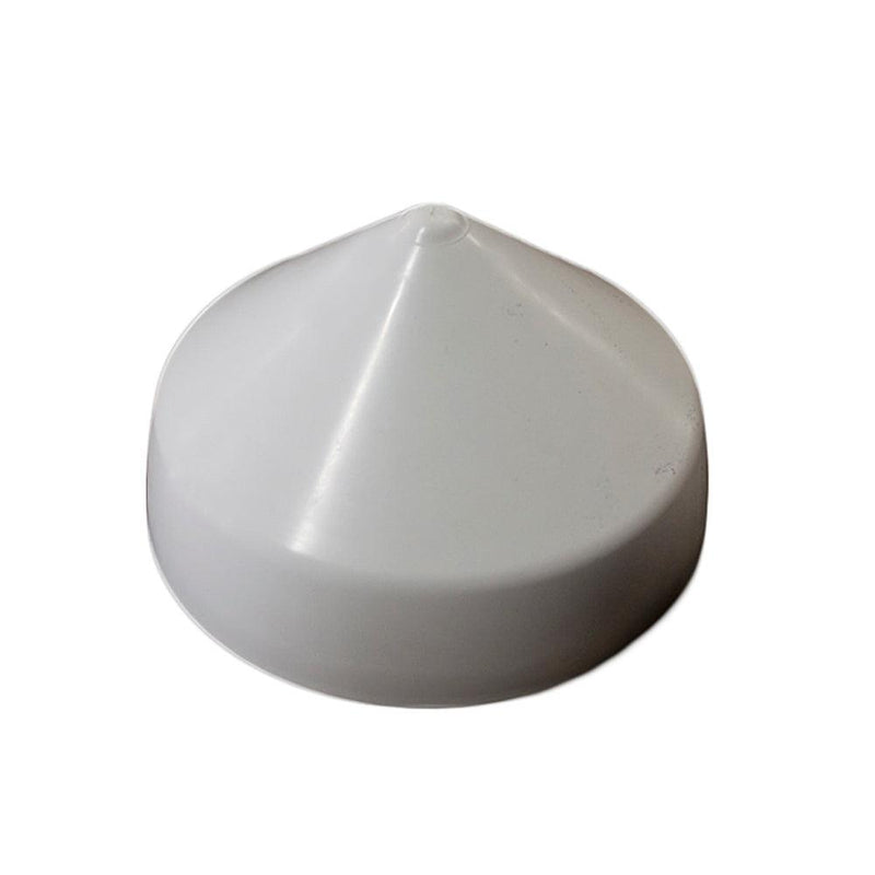 Monarch White Cone Piling Cap - 12" [WCPC-12] - Wholesaler Elite LLC