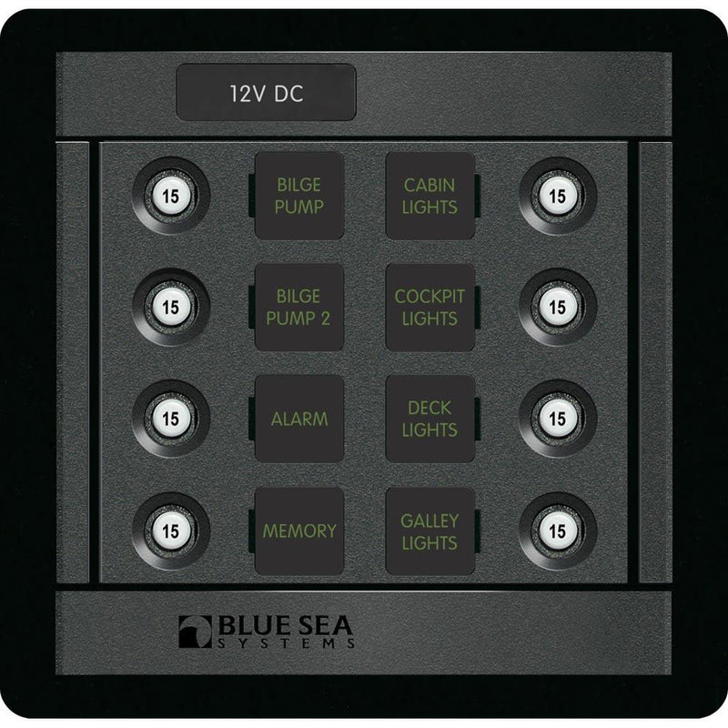 Blue Sea 1450 DC 8 Position CLB Square [1450] - Wholesaler Elite LLC