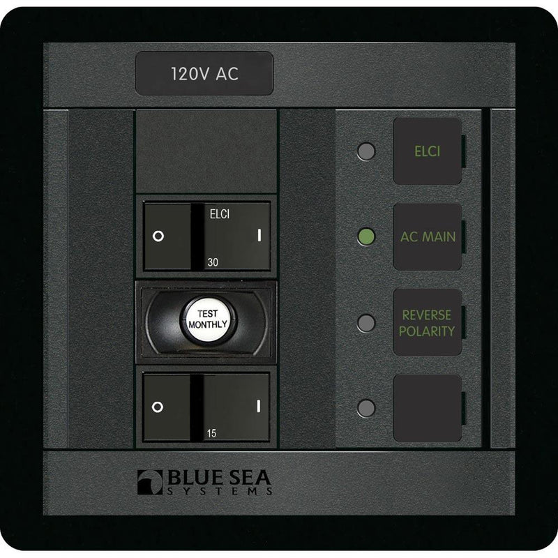 Blue Sea 1190 ELCI Main 30A Double Pole + 1 Position [1190] - Wholesaler Elite LLC