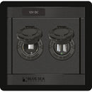 Blue Sea 1478 360 Panel - 12V DC Socket & Dual USB Charger [1478] - Wholesaler Elite LLC