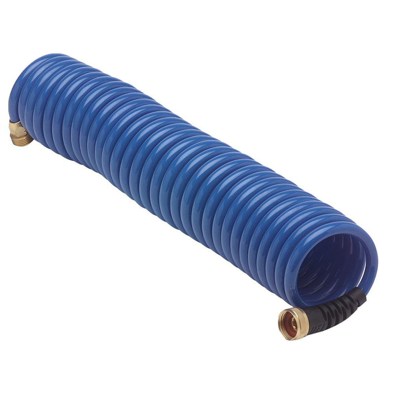 HoseCoil Blue Hose w/Flex Relief - 25' [HS2500HP] - Wholesaler Elite LLC