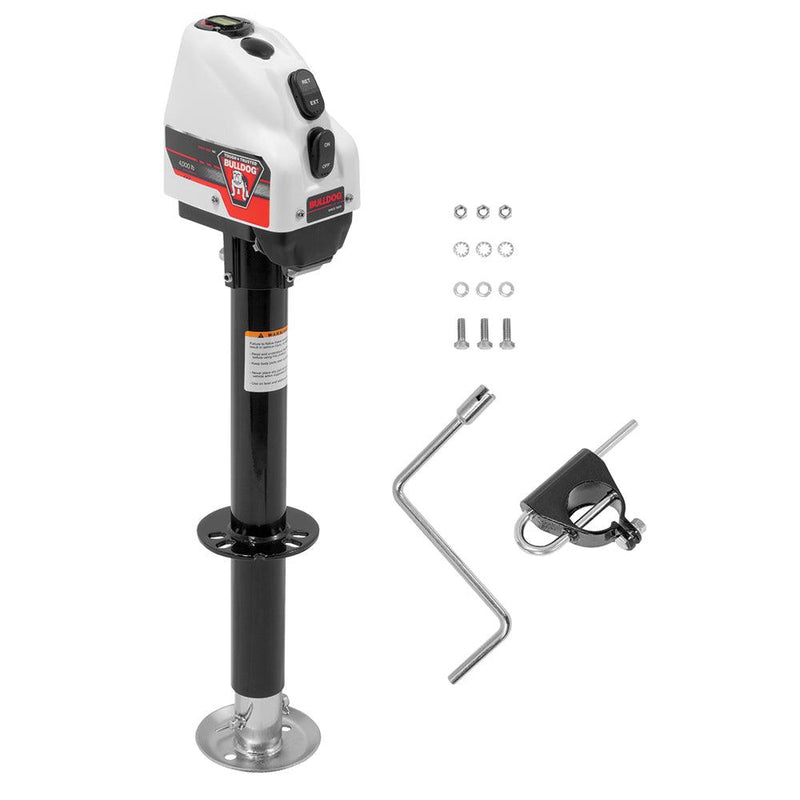 Bulldog 4,000lbs Powered A-Frame Jack - White Case [500200] - Wholesaler Elite LLC
