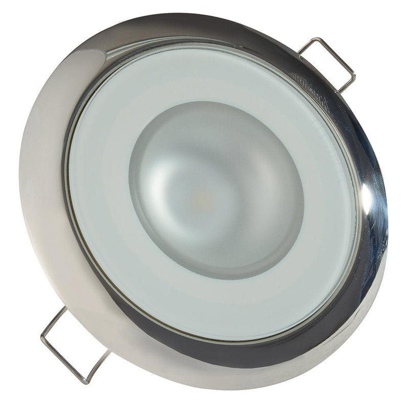 Lumitec Mirage Flush Mount Down Light Spectrum RGBW - Polished Bezel [113117] - Wholesaler Elite LLC