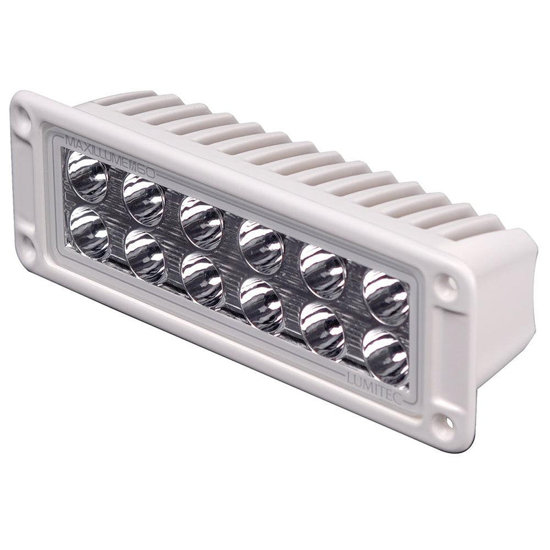 Lumitec Maxillumeh60 - Flush Mount Flood Light - White Housing - White Dimming [101336] - Wholesaler Elite LLC