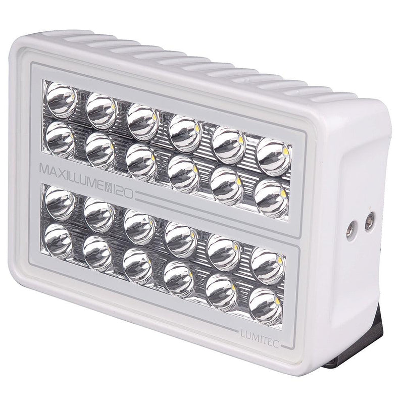 Lumitec Maxillume h120 - Trunnion Mount Flood Light - White Housing - White Dimming [101346] - Wholesaler Elite LLC