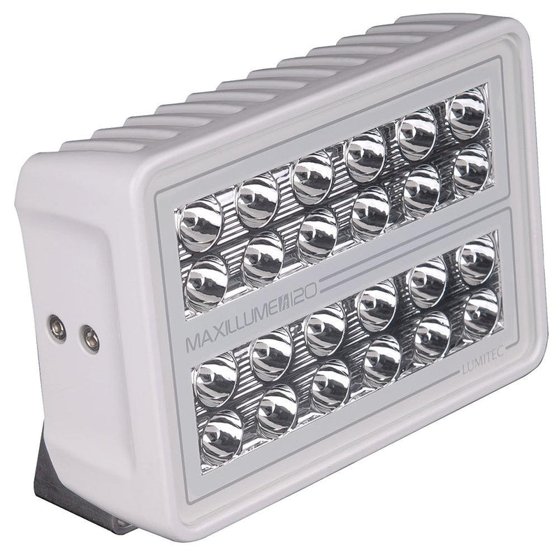 Lumitec Maxillume h120 - Trunnion Mount Flood Light - White Housing - White Dimming [101346] - Wholesaler Elite LLC