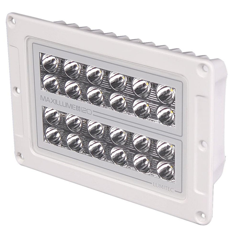 Lumitec Maxillume h120 - Flush Mount Flood Light - White Housing - White Dimming [101348] - Wholesaler Elite LLC