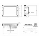 Lumitec Maxillume h120 - Flush Mount Flood Light - White Housing - White Dimming [101348] - Wholesaler Elite LLC