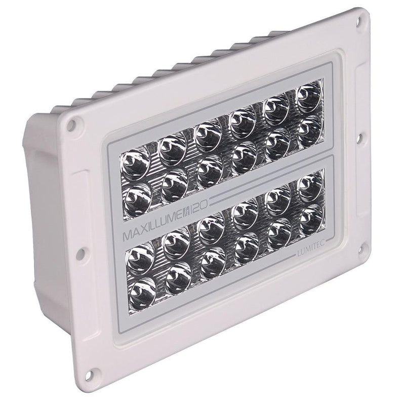 Lumitec Maxillume h120 - Flush Mount Flood Light - White Housing - White Dimming [101348] - Wholesaler Elite LLC