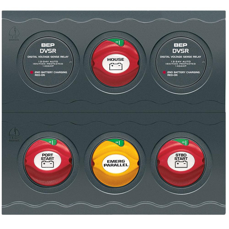 BEP Battery Management Contour Connect Panel f/Twin Engines w/VSR's [CC-803N] - Wholesaler Elite LLC