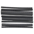 Ancor Adhesive Lined Heat Shrink Tubing - Assorted 8-Pack, 6", 20-2/0 AWG, Black [301506] - Wholesaler Elite LLC