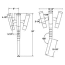 TACO Olympic 5-Rod Holder Cluster [F31-0790BXY-1] - Wholesaler Elite LLC