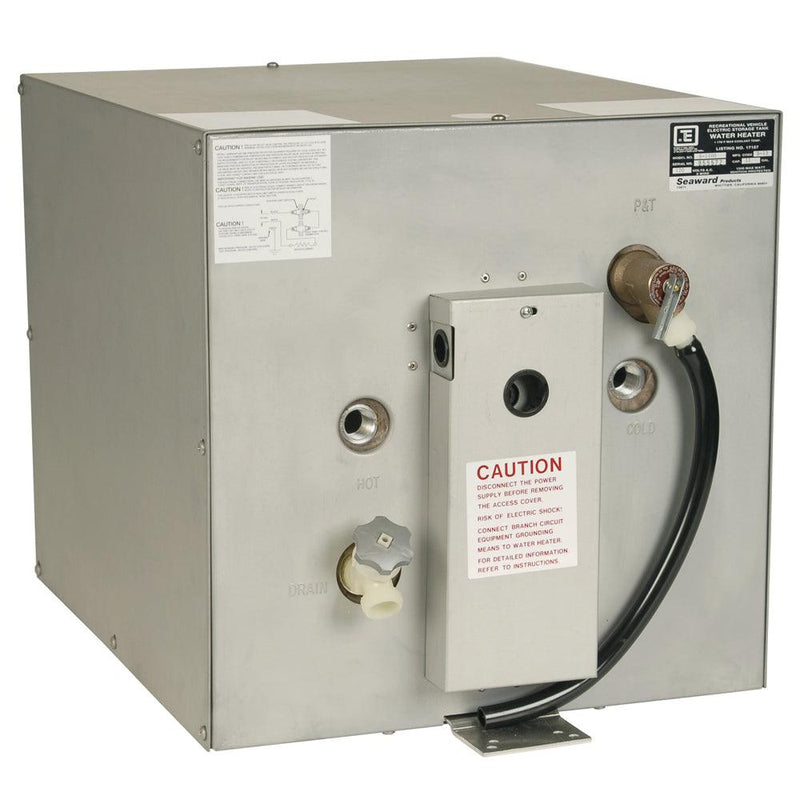 Whale Seaward 11 Gallon Hot Water Heater w/Rear Heat Exchanger - Galvanized Steel - 120V - 1500W [S1100] - Wholesaler Elite LLC