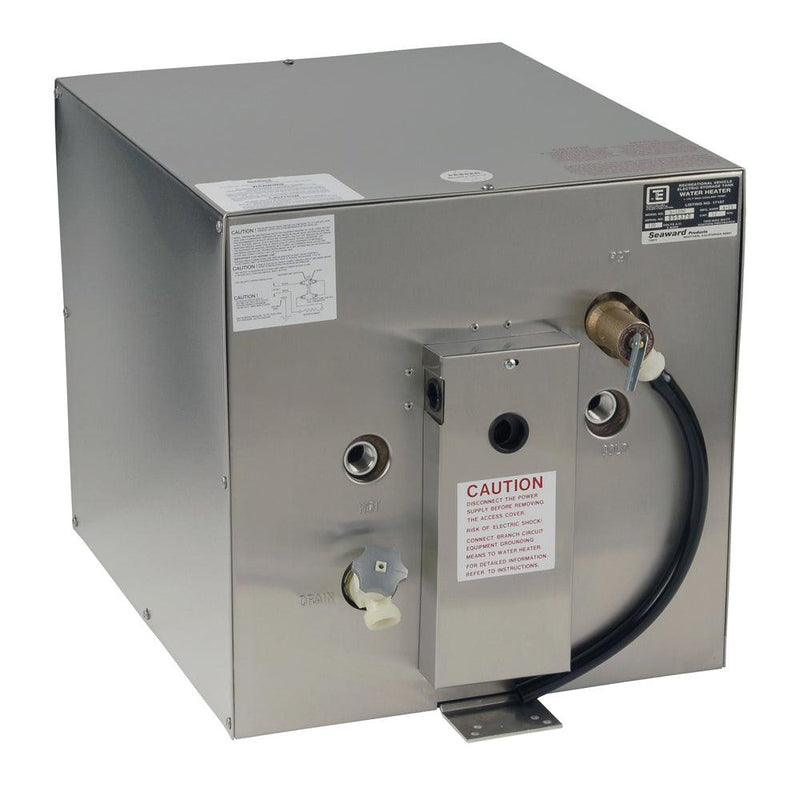 Whale Seaward 11 Gallon Hot Water Heater w/Rear Heat Exchanger - Stainless Steel - 120V - 1500W [S1200] - Wholesaler Elite LLC
