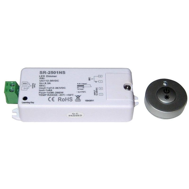 Lunasea Remote Dimming Kit w/Receiver & Button Remote [LLB-45RU-91-K1] - Wholesaler Elite LLC