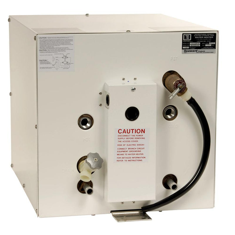Whale Seaward 11 Gallon Hot Water Heater w/Front Heat Exchanger - White Epoxy - 120V - 1500W [F1100W] - Wholesaler Elite LLC
