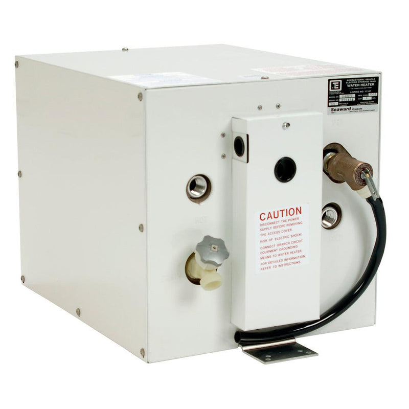 Whale Seaward 6 Gallon Hot Water Heater w/Rear Heat Exchanger - White Epoxy - 120V - 1500W [S600W] - Wholesaler Elite LLC