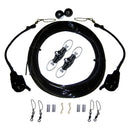 Rupp Single Rigging Kit W/Lok-Ups & Nok-Outs - 160' Black Mono [CA-0172-MO] - Wholesaler Elite LLC