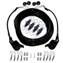 Rupp Double Rigging Kit w/Lok-Ups & Nok-Outs - 260' Black Mono [CA-0175-MO] - Wholesaler Elite LLC