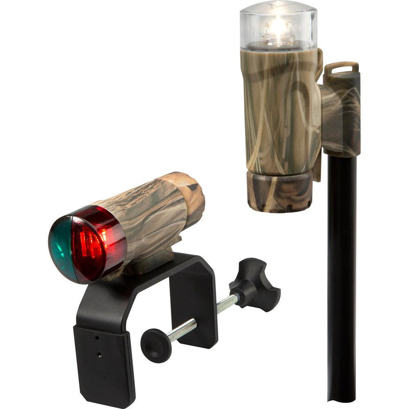 Attwood Clamp-On Portable LED Light Kit - RealTree Max-4 Camo [14191-7] - Wholesaler Elite LLC