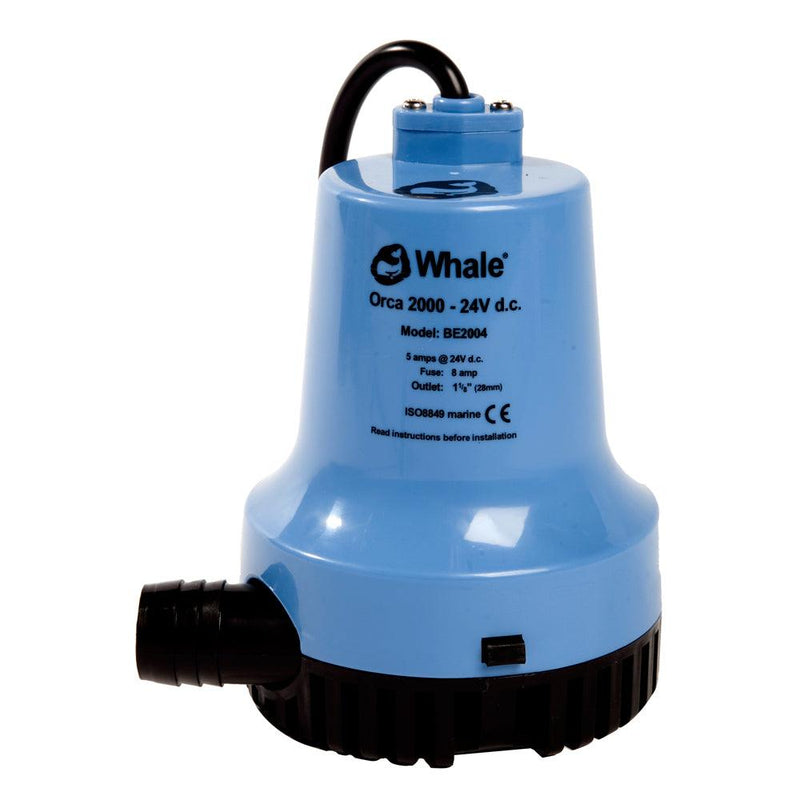 Whale Orca 2000 GPH Submersible Bilge Pump 12V [BE2002] - Wholesaler Elite LLC