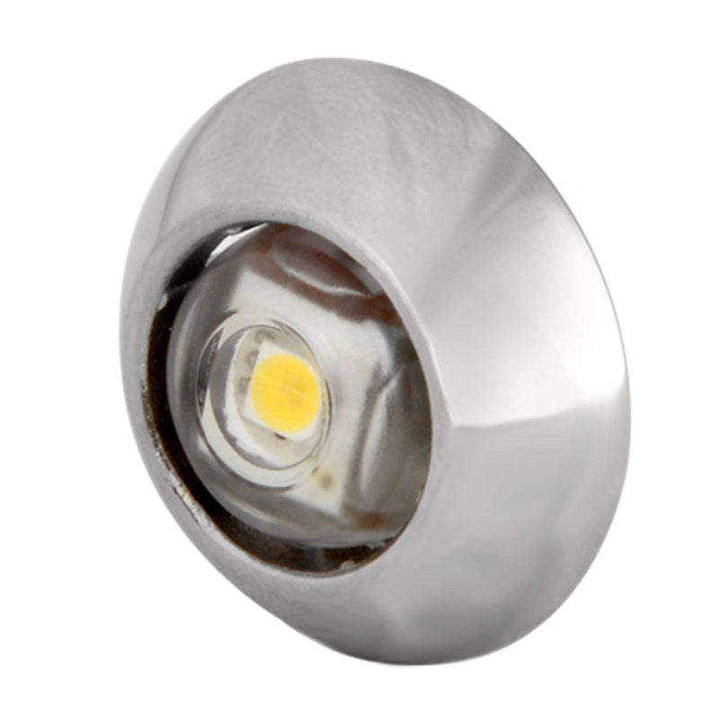 Lumitec Exuma Courtesy Light - Polished Stainless Housing - Blue Light [101050] - Wholesaler Elite LLC
