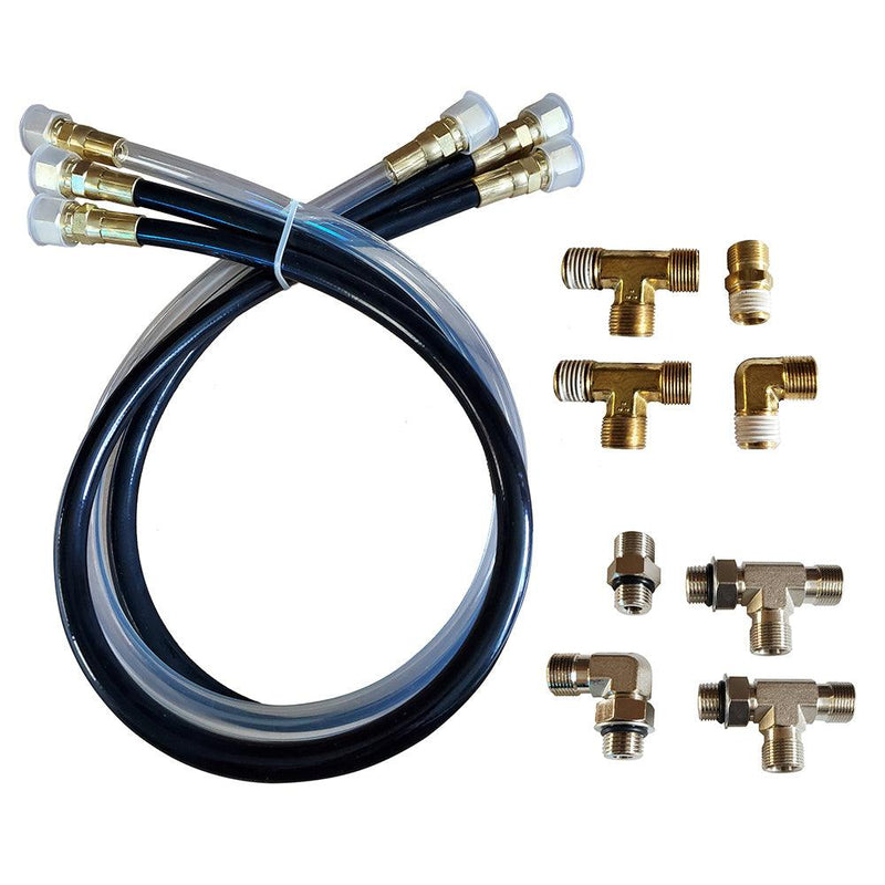 SI-TEX Autopilot Hydraulic Steering Installation Kit w/Hoses & Fittings [OC17SUK42] - Wholesaler Elite LLC