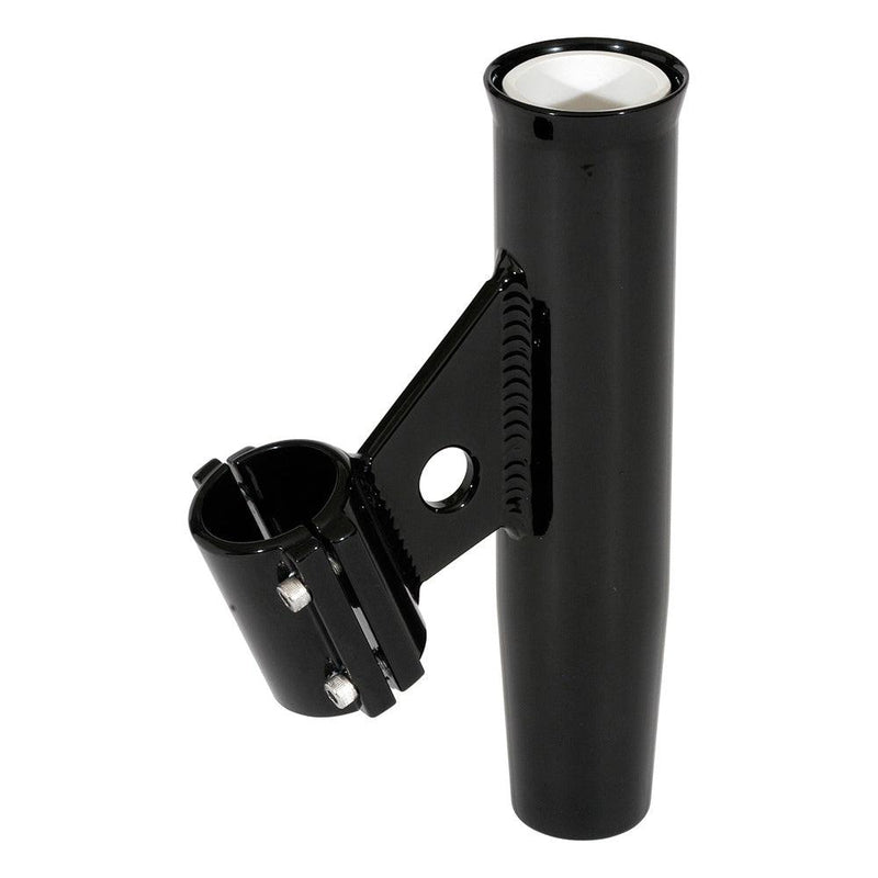 Lee's Clamp-On Rod Holder - Black Aluminum - Vertical Mount - Fits 1.050 O.D. Pipe [RA5001BK] - Wholesaler Elite LLC