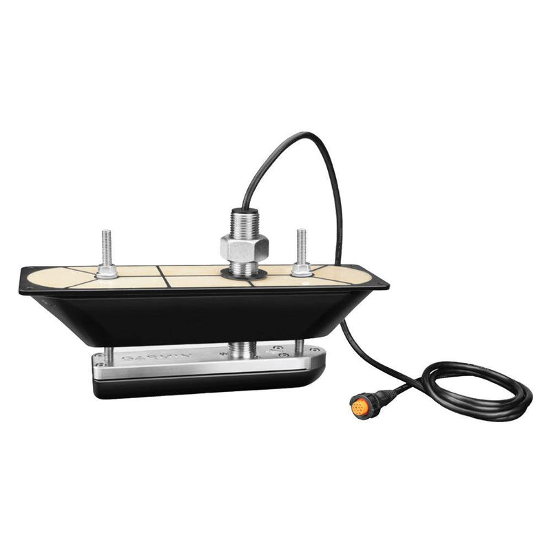 Garmin GT30-TH SS Thru-Hull DownVu/SideVu Scanning Transducer w/Temp f/Hull Deadrises Less Than 5 [010-01961-10] - Wholesaler Elite LLC