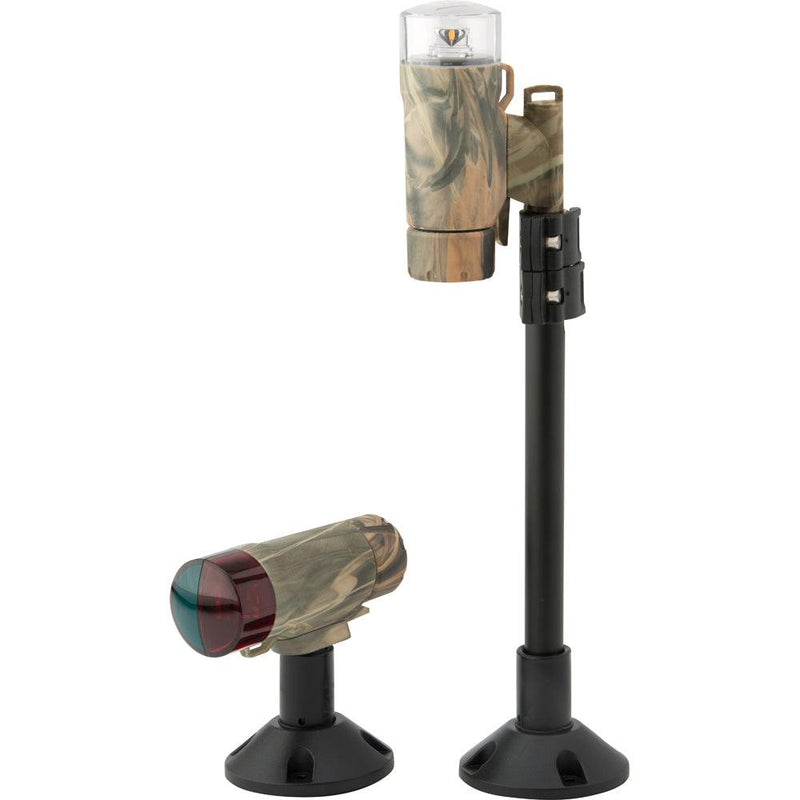 Attwood PaddleSport Portable Navigation Light Kit - Screw Down or Adhesive Pad - RealTree Max-4 Camo [14193-7] - Wholesaler Elite LLC