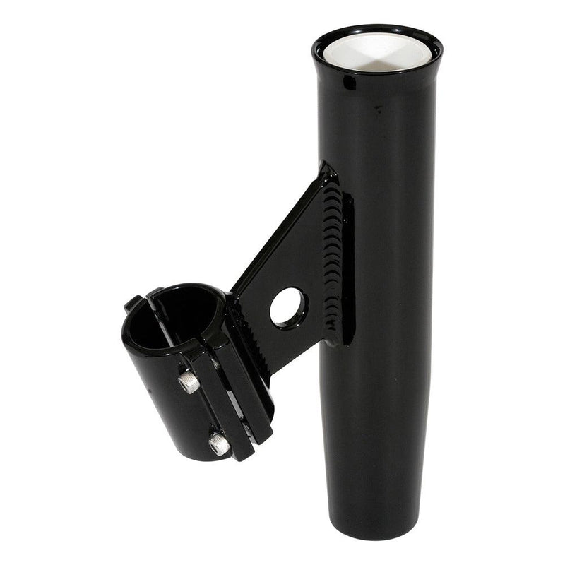 Lee's Clamp-On Rod Holder - Black Aluminum - Vertical Mount - Fits 2.375" O.D. Pipe [RA5005BK] - Wholesaler Elite LLC