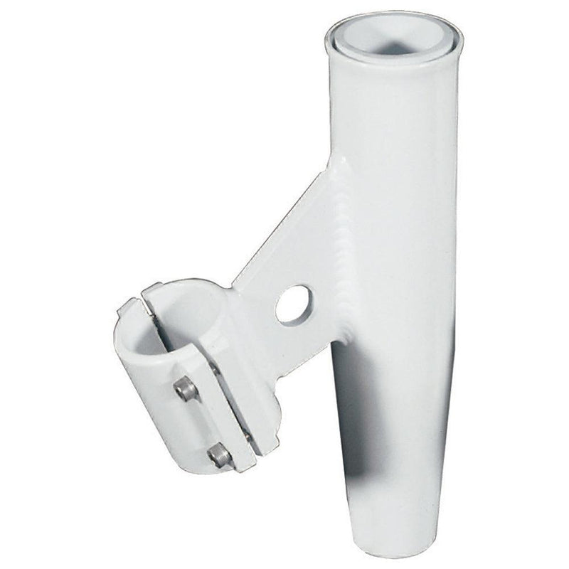 Lee's Clamp-On Rod Holder - White Aluminum - Vertical Mount - Fits 2.375" O.D Pipe [RA5005WH] - Wholesaler Elite LLC
