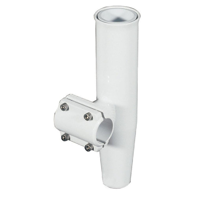 Lee's Clamp-On Rod Holder - White Aluminum - Horizontal Mount - Fits 1.315" O.D. Pipe [RA5202WH] - Wholesaler Elite LLC