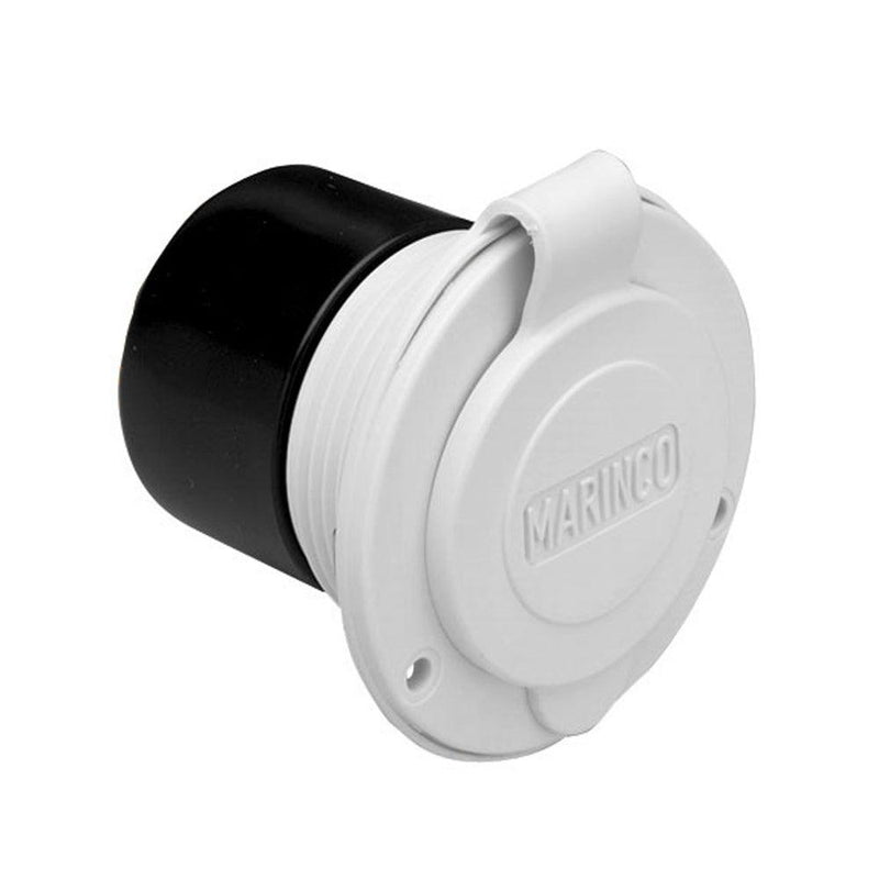 Marinco 15A 125V On-Board Charger Inlet - Front Mount - White [150BBIW] - Wholesaler Elite LLC