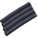Ancor Adhesive Lined Heat Shrink Tubing (ALT) - 1/4" x 12" - 10-Pack - Black [303124] - Wholesaler Elite LLC