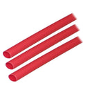 Ancor Adhesive Lined Heat Shrink Tubing (ALT) - 1/4" x 3" - 3-Pack - Red [303603] - Wholesaler Elite LLC