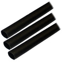 Ancor Adhesive Lined Heat Shrink Tubing (ALT) - 1/2" x 3" - 3-Pack - Black [305103] - Wholesaler Elite LLC