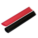 Ancor Adhesive Lined Heat Shrink Tubing (ALT) - 1/2" x 3" - 2-Pack - Black/Red [305602] - Wholesaler Elite LLC