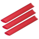 Ancor Adhesive Lined Heat Shrink Tubing (ALT) - 1/2" x 3" - 3-Pack - Red [305603] - Wholesaler Elite LLC