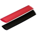 Ancor Adhesive Lined Heat Shrink Tubing (ALT) - 3/4" x 3" - 2-Pack - Black/Red [306602] - Wholesaler Elite LLC