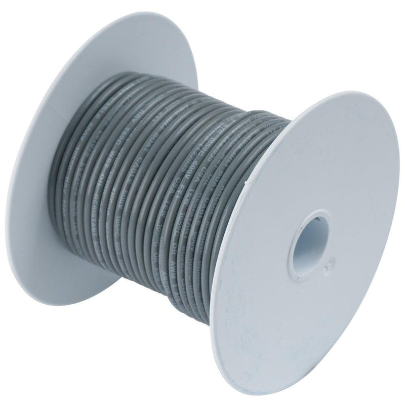 Ancor Grey 18 AWG Tinned Copper Wire - 35' [180403] - Wholesaler Elite LLC