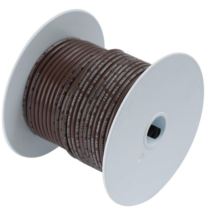 Ancor Brown 16 AWG Tinned Copper Wire - 25' [182203] - Wholesaler Elite LLC