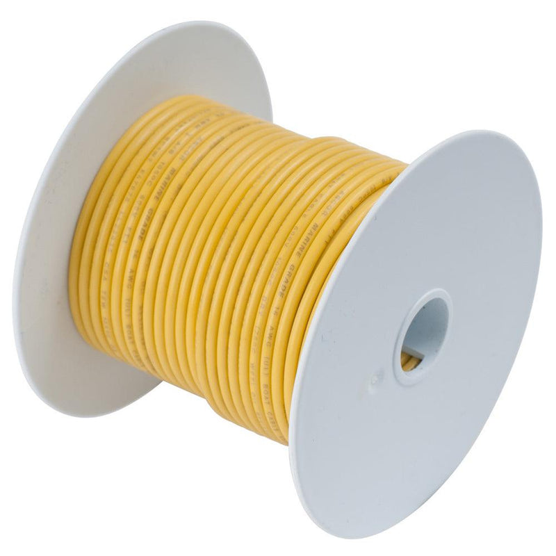 Ancor Yellow 16 AWG Tinned Copper Wire - 25' [183003] - Wholesaler Elite LLC